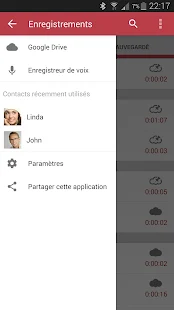  Enregistrement d'appel – Vignette de la capture d'écran  