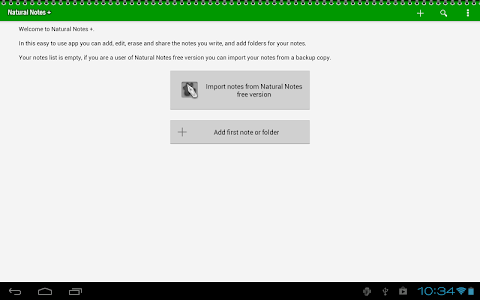 Screenshot Natural Notes + v2.1