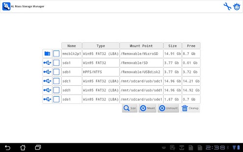 AL Mass Storage Manager