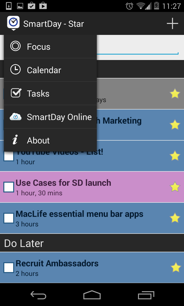 SmartDay Calendar and Planner Screen 2