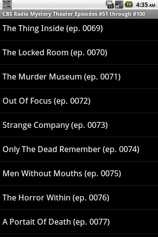 【免費音樂App】CBS Radio Mystery Theater V.02-APP點子