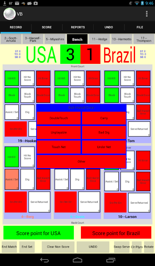 Volleyball Stat! Android Apps on Google Play