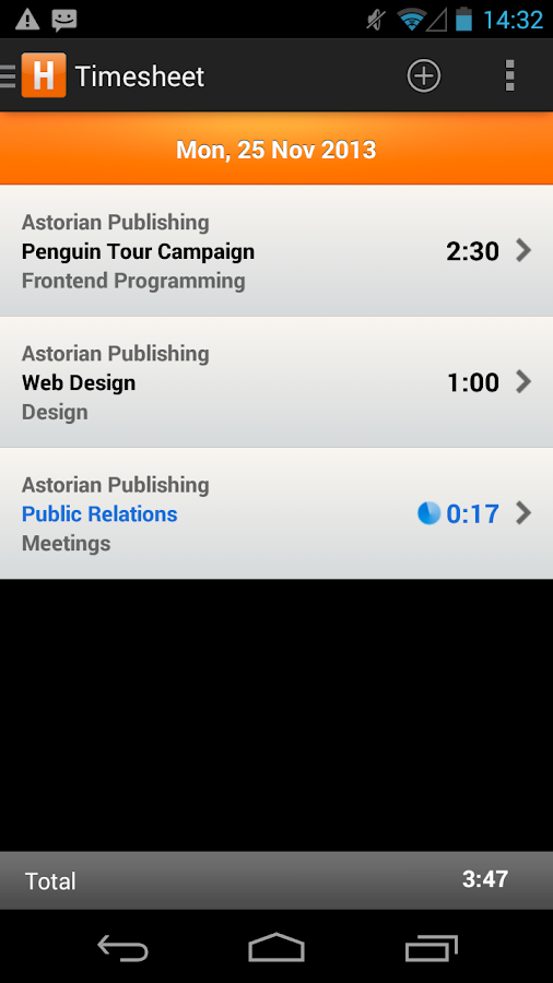 Harvest Time Tracker Android Apps on Google Play