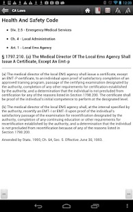 CA Health and Safety Code Laws Screenshots 4