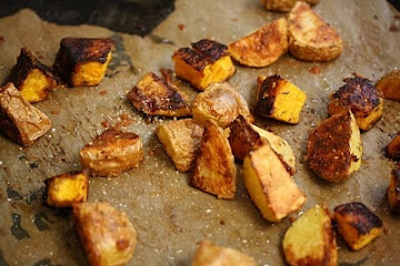 Parmesan-Roasted Butternut Squash &amp;amp; Potatoes