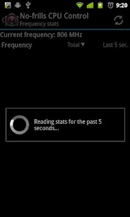 No-frills CPU Control Screenshot