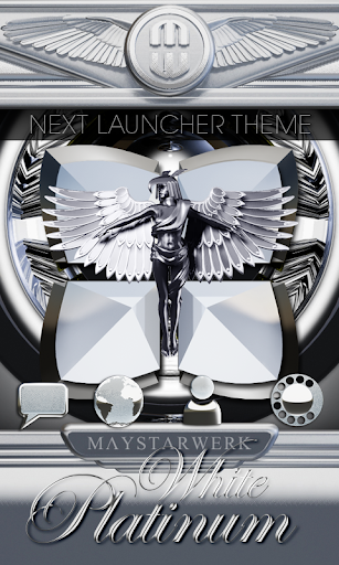 Next Launcher Theme Platinum