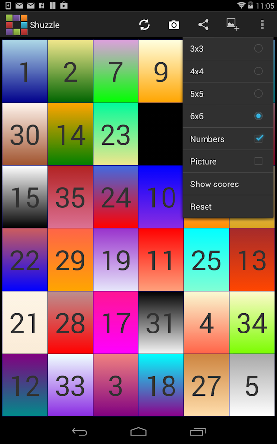 Shuzzle sliding tile puzzle Android Apps on Google Play