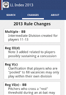LLUmpires.com Rules Index 2013 Screenshots 2