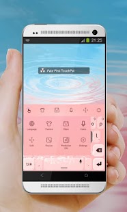 Pale Pink TouchPal Theme Screenshots 7