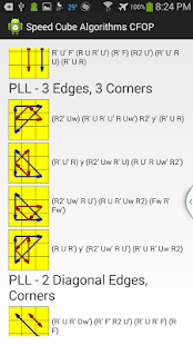2Look CFOP Cube Solve Diagrams Screenshots 1