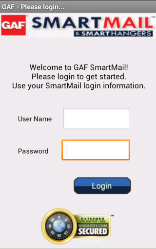 GAF SmartMail Mobile App