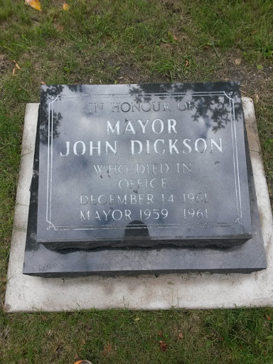 Mayor John Dickson Memorial