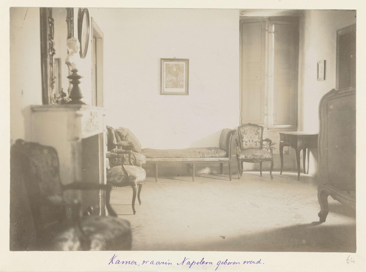 Kamer In Geboortehuis Van Napoleon Bonaparte Ajaccio Possibly