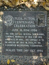 Pleasanton Centennial Time Capsule