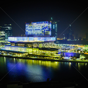 Office at Night by The Bandwagon Chic - Buildings & Architecture Office Buildings & Hotels