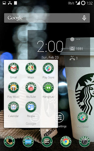 Starbucks Theme for Apex Nova