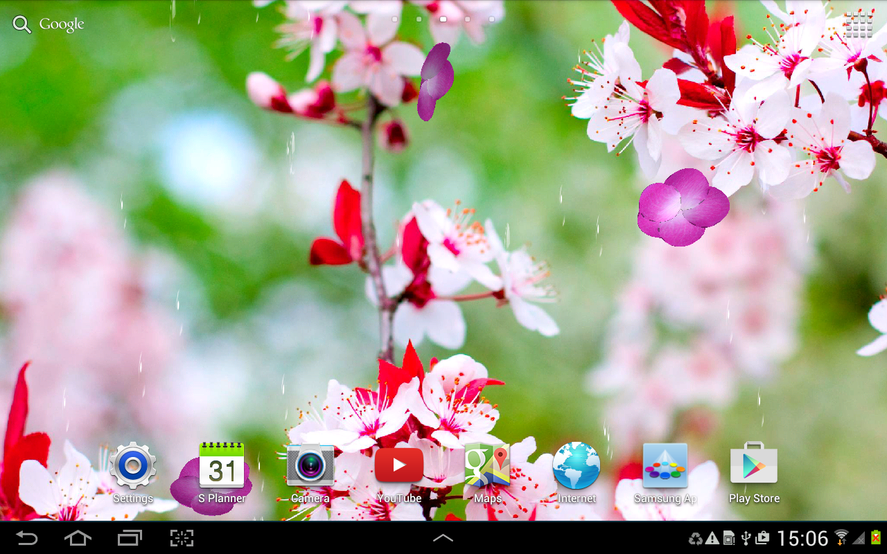 Cherry Blossom Live Wallpaper Apl Android Di Google Play