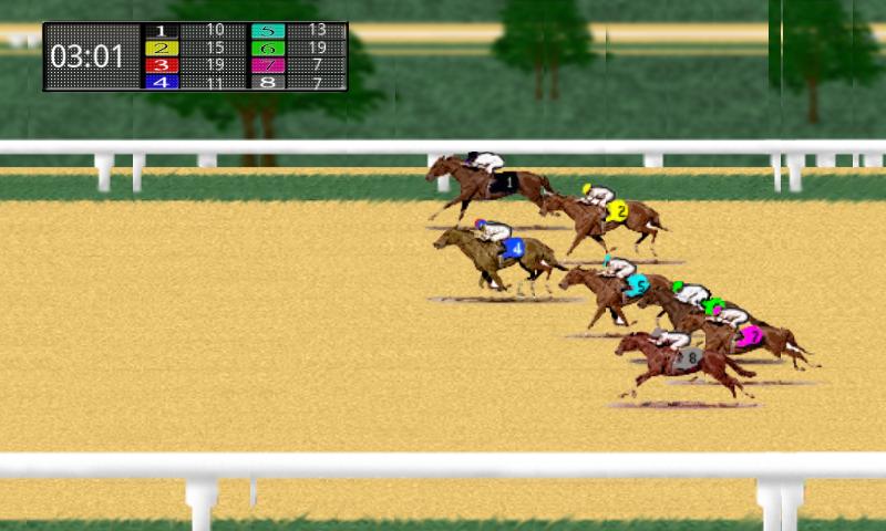 horse race Screen 2