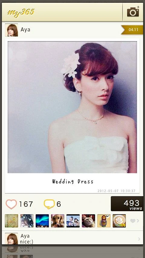 My365-photo calendar/diary app - screenshot