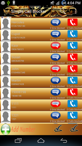 Simple Call Blocker