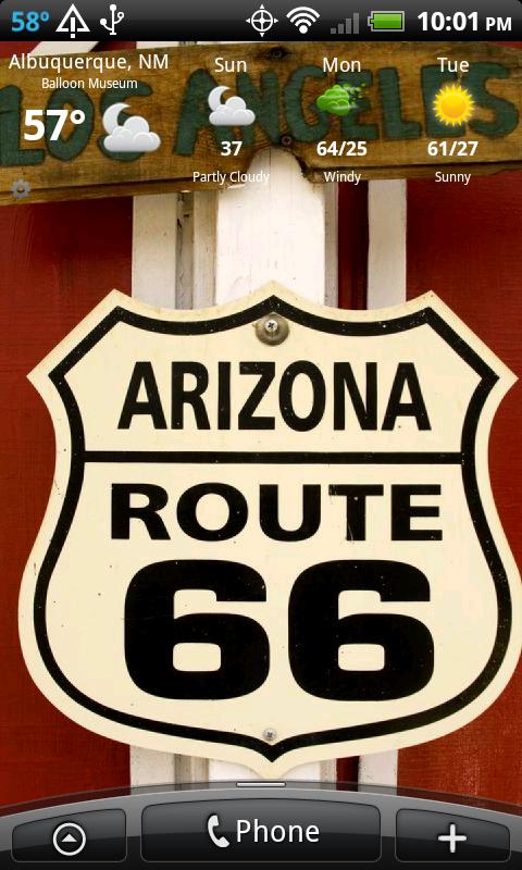 Route 66 ARIZONA HD+ Wallpaper Screen 2