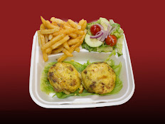 Crab cake platter