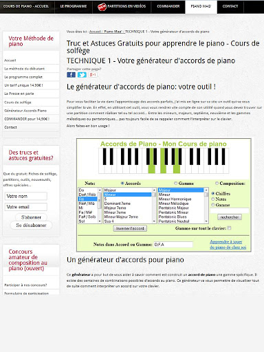 【免費音樂App】Cours de Piano-APP點子