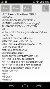 Lastest Run HTML APK for Android