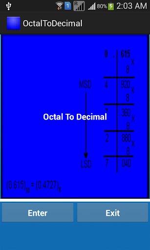 Octal to Decimal Number Finder