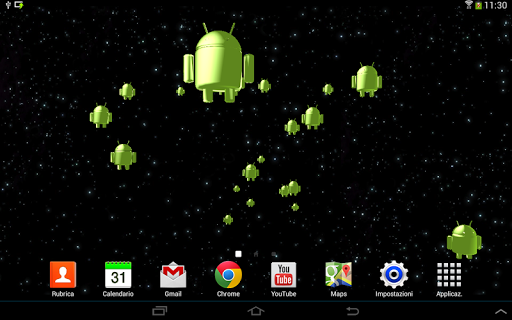 Droid Invasion 3D-Wallpaper