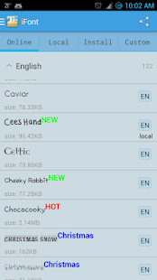 iFont(Fonts For Android) - screenshot thumbnail