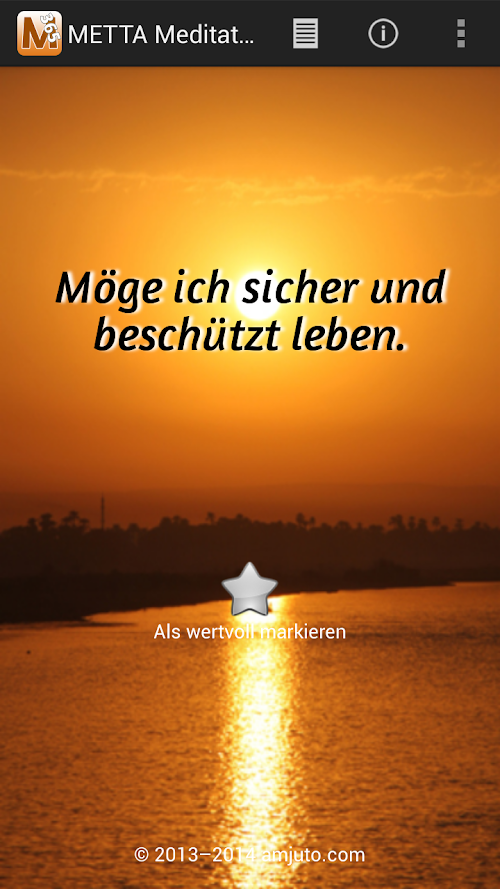 Android application METTA Meditation screenshort