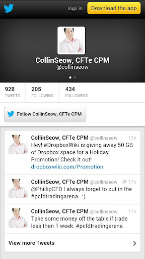 Collin Seow Tweets