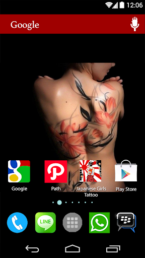 【免費個人化App】Japanese Girl Tattoo Wallpaper-APP點子