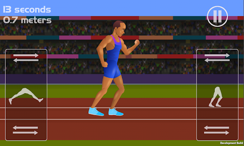 Android application 100 Metres - Running Simulator screenshort