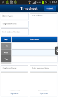Frontline HR - Timesheet Screenshots 2