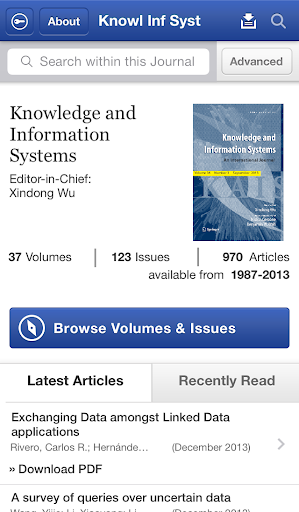 Knowledge and Inf Systems