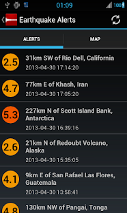 Earthquake Alerts Tracker