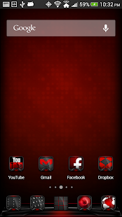 Vox Red Theme (Apex Nova ADW) - screenshot thumbnail