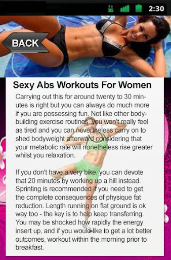 【免費健康App】Sexy Abs Workouts For Women-APP點子