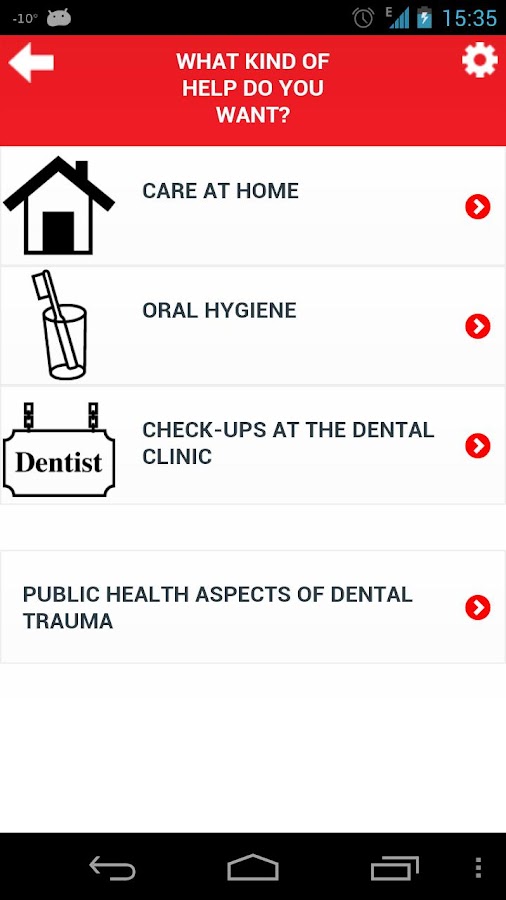    Dental Trauma First Aid- screenshot  