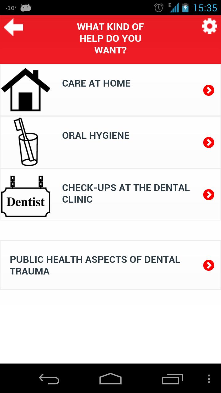Dental Trauma First Aid Screen 3