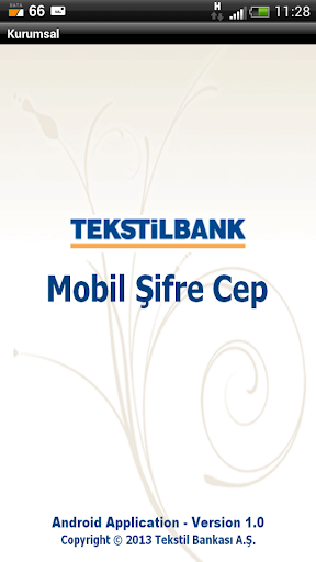 Tekstilbank Mobil Şifre Kurum