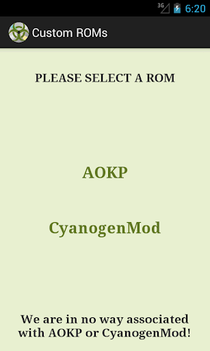 AOKP Roms