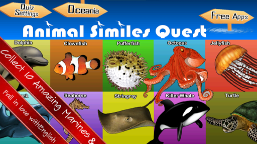 Animal Similes Quiz Quest