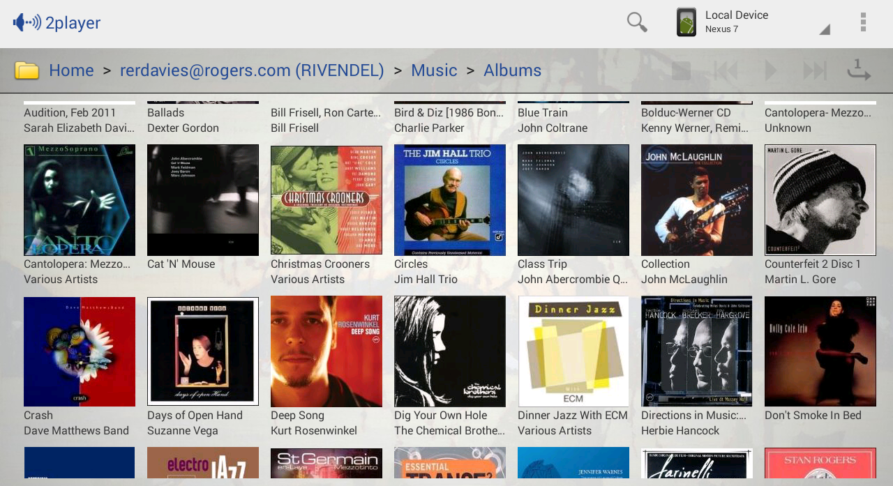 2player 2.0 UPnP/DLNA Player - screenshot