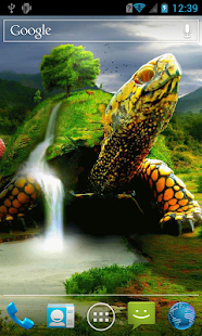 Lastest Turtle waterfall live paper APK