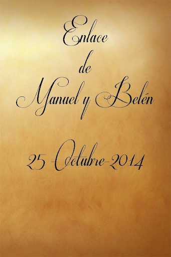 BODA MANUEL Y BELÉN