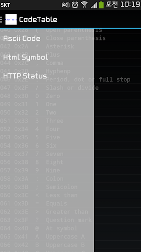 Code Table